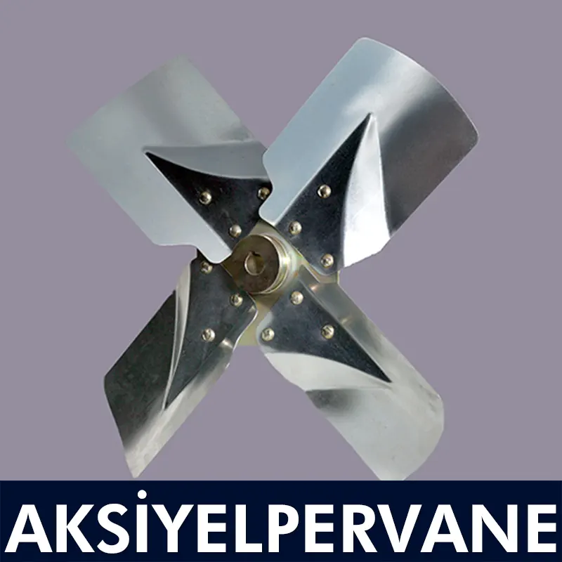 Aksiyel Pervane Galvaniz